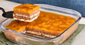 Sobremesa incrível em 15 minutos, sem forno, sem leite condensado, sem gelatina! bolo de queijo