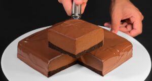 Incrível Cheesecake de Chocolate em 5 minutos! Sem queijo cottage, sem assar, sem gelatina