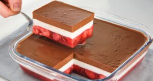 Se não houver tempo, há uma sobremesa em 5 minutos, sem forno, sem gelatina, sem farinha!