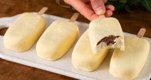🍨Eu faço o sorvete mais delicioso do mundo! 🍧 Sorvete de chocolate em 5 minutos! Qualquer um pode