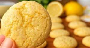 Bolachas Crinkle de Limão. 5 Ingredientes