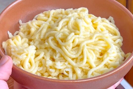 Receita de Massa Instantânea: Sem Farinha e Sem Glúten