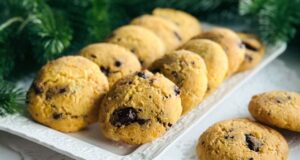Biscoitos sem açúcar com queijo cottage e laranja! Sabor festivo sem perda de peso