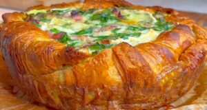 Substituí a massa folhada por croissants… o resultado é INCRÍVEL